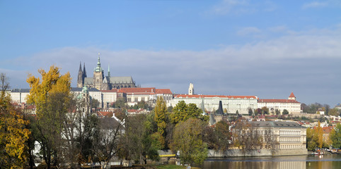 Hradcany - Prague castle and cathedral of St Vitus