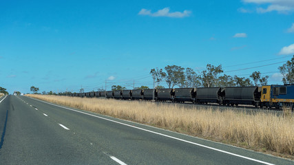 Long Coal Train In Australia