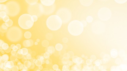 Abstract background Golden blur gradient with bokeh in christmas background