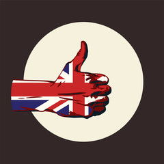 finger to the top britain