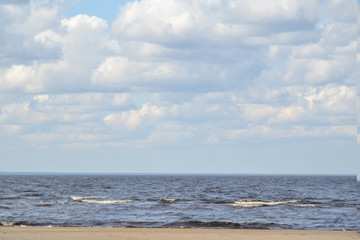 Bereg of the White sea in the summer Agrah