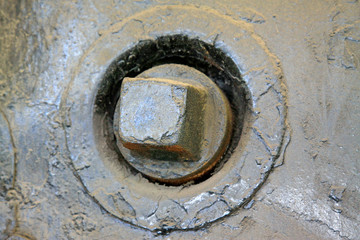Square cast iron valve control