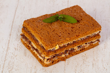 Tasty honey cake