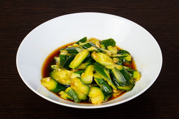 Chinese pickled cucumbers