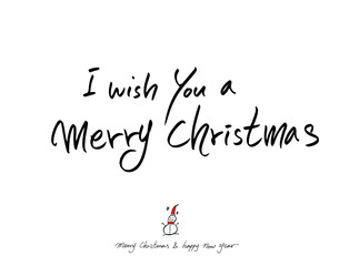 성탄절 / 손으로 그린 성탄전 카드