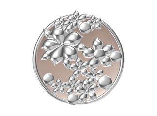 pendant isolated on white , 3D illustration.