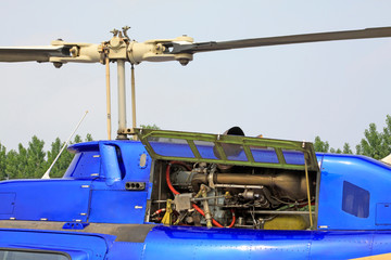 helicopter mechanical parts and propeller
