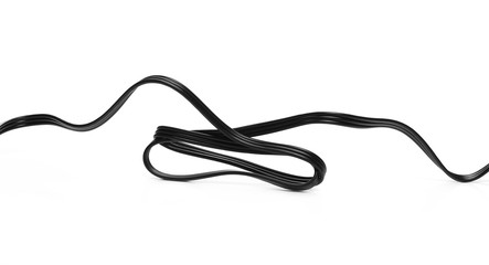 Telecommunication cables, isolated on white background © dule964