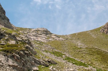 Fototapeta na wymiar mountain landscape on a Sunny summer day.