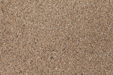 Dry sand on the ocean shore texture background.