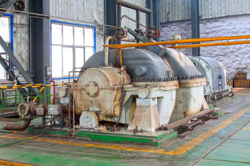 Blast furnace gas residual pressure turbine generator set - TRT, in a iron and steel co., China