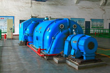 Turbine waste heat power generation system, in a iron and steel co., China