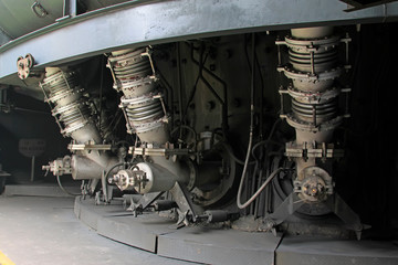 Fototapeta premium iron works blast furnace parts