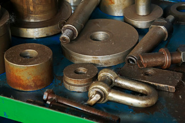 metal parts piled up together