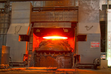 steel mills converter flame