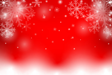 Chritmas holiday celebration theme colorful gredient abstract background with snow flake winter season.