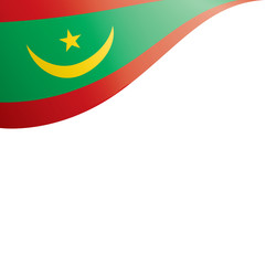 Mauritius flag, vector illustration on a white background