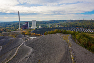 Photovoltaikanlage auf ehemaligem Bergwerksgelände