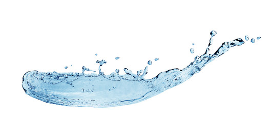 water splash isolated on white background with clipping path © ipuwadol