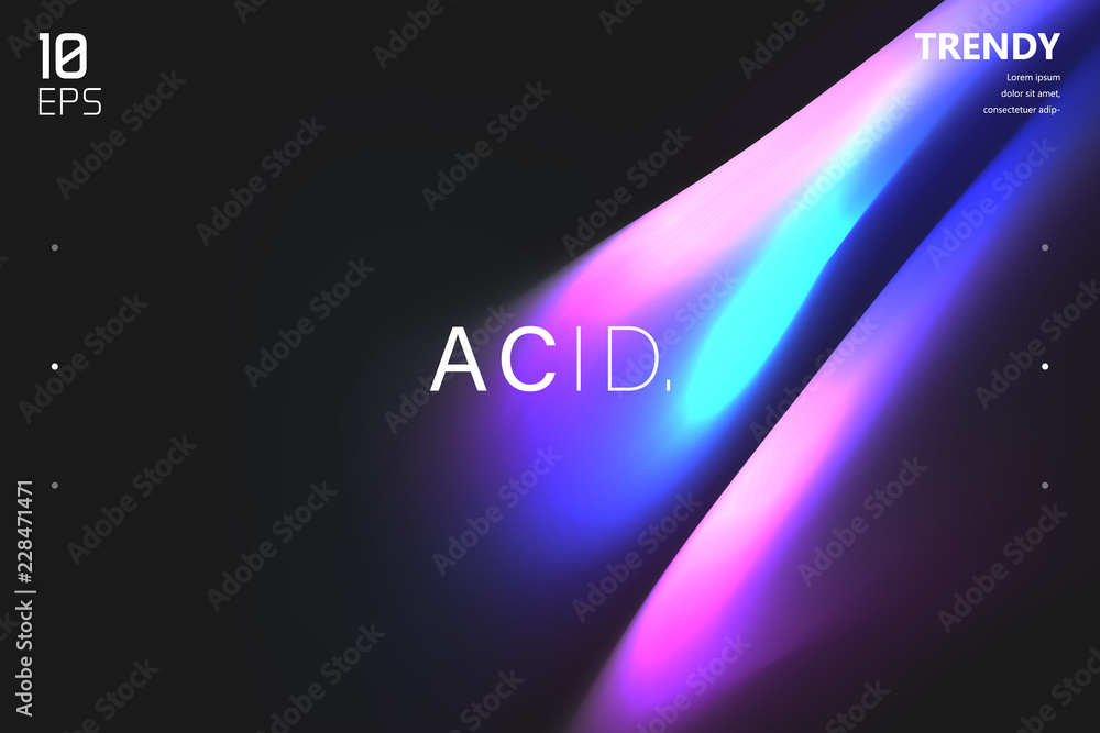 Wall mural abstract smooth colorful mesh gradient background 16:9