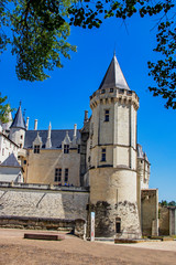 Fototapeta na wymiar Saumur. Le château. Maine-et-Loire. Pays de Loire