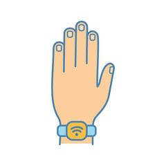 NFC bracelet color icon
