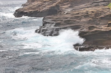 Rocky Hawaiian Coastline