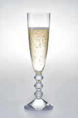 crystal champagne  glass