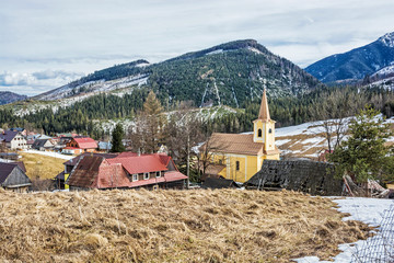 Church in Zdiar near Belianske Tatry, Slovakia