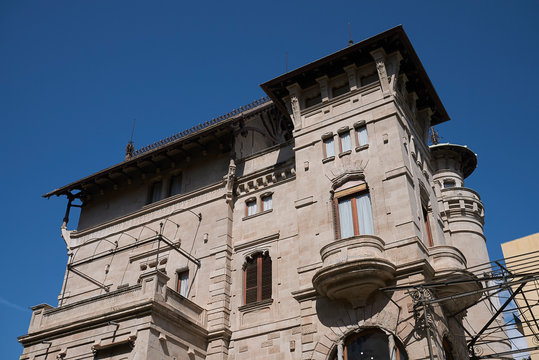 Palermo, Italy - September 11, 2018 : View of Villino Florio