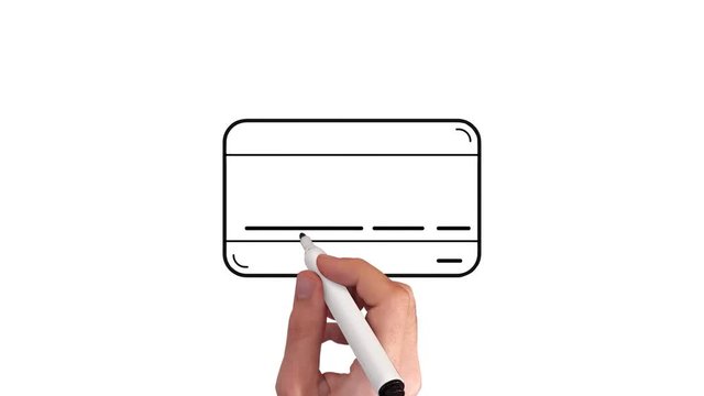 Kreditkarte – Whiteboard Animation