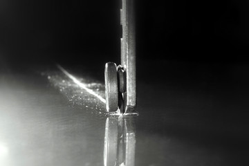 Glass cutter cut glass relish.