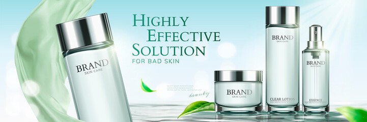 Skincare banner ads
