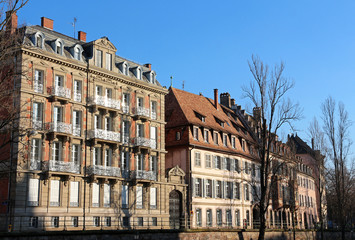 Fototapeta na wymiar old building in Strasbourg - eastern France
