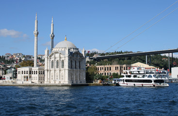 Fototapeta na wymiar Istanbul Ortakoy town