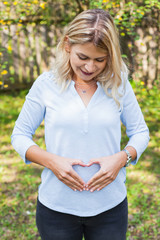 Obraz premium First trimester of pregnancy