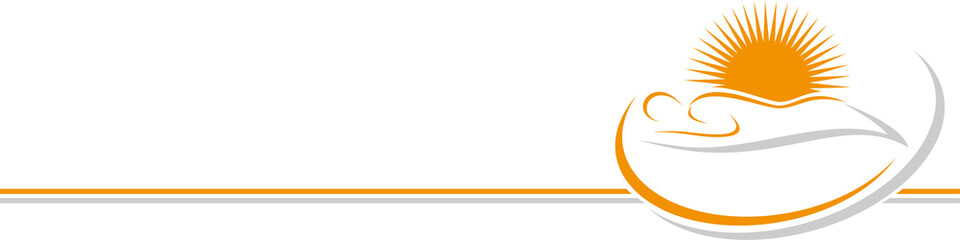 Person und Sonne, Sonnenstudio, Solarium, Hintergrund