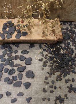 Brown sea glass