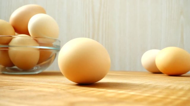 The turning egg.	Shooting chicken eggs.