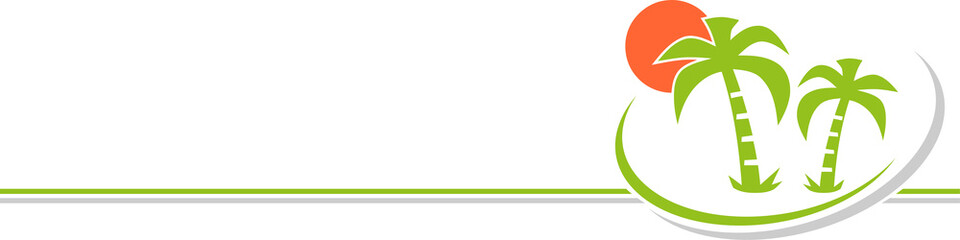 Sonne und Palmen, Tropical island, Reisen, Hintergrund