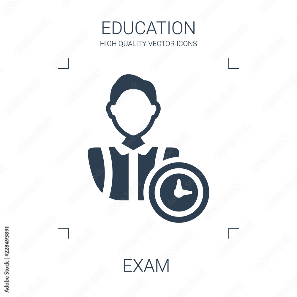 Sticker exam icon