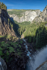 Yosemite valley national park, mountain nature, California, USA