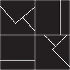 Abstract geometric seamless pattern