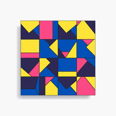 Abstract geometric seamless pattern