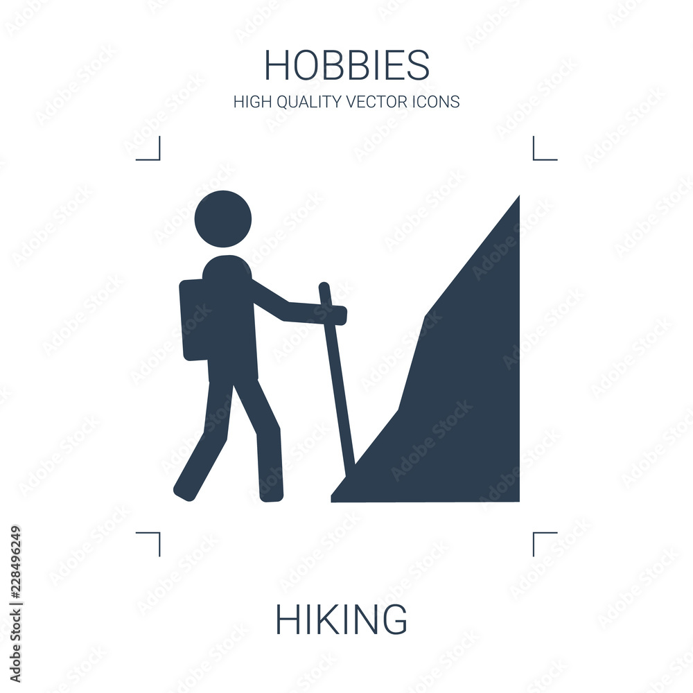 Poster hiking icon