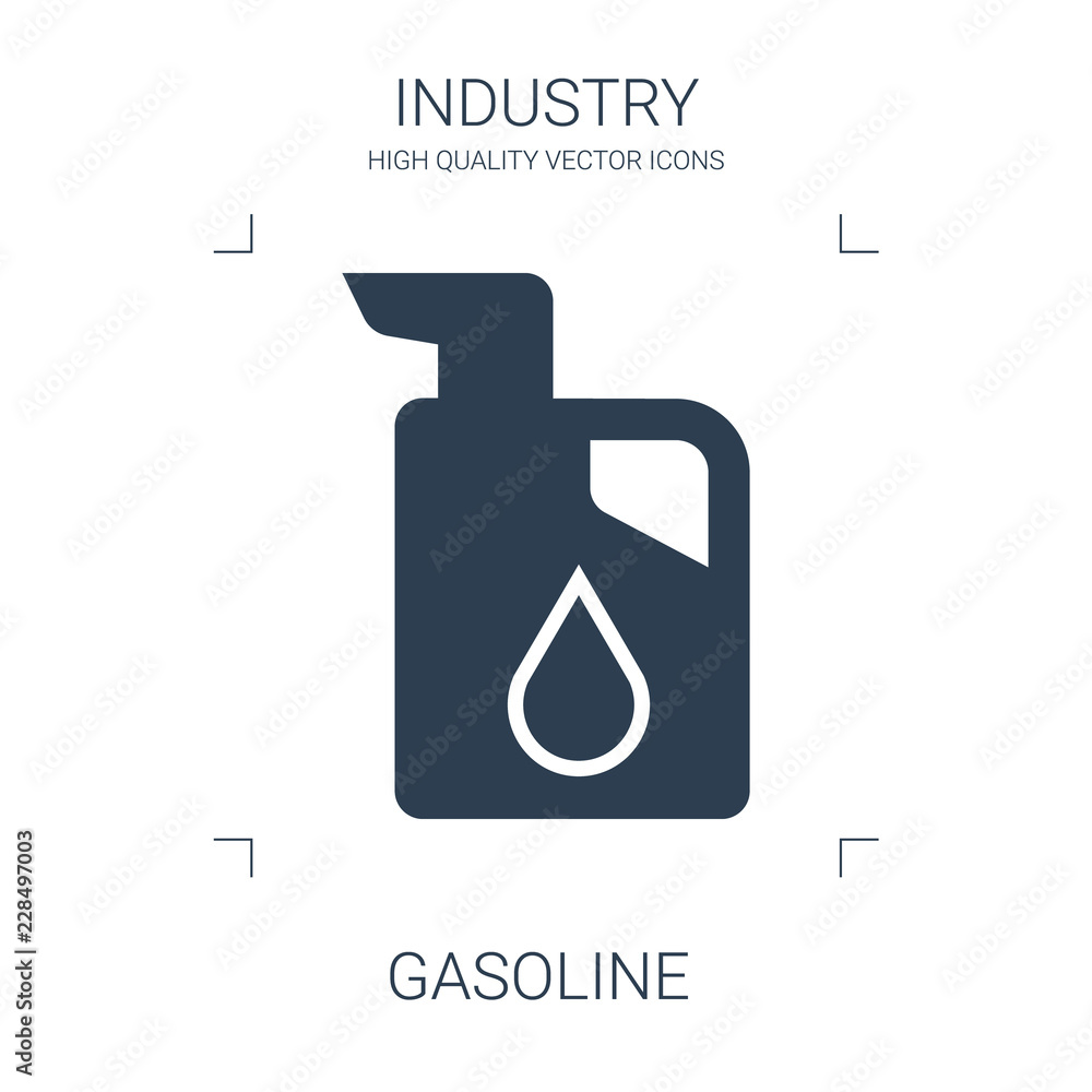 Sticker gasoline icon