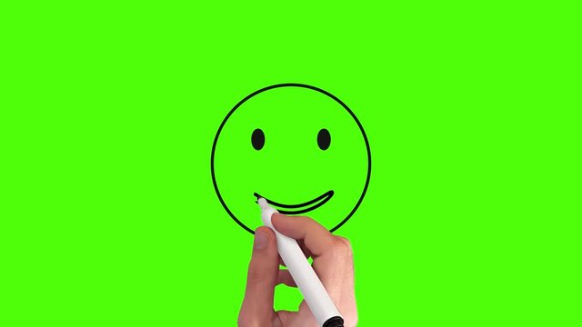 Smiley – Whiteboard Animation mit Greenscreen