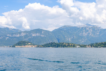 Bellagio city from far view