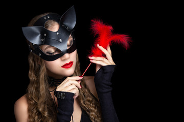 cat woman bdsm role play