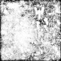 Fototapeta premium The grunge texture black and white. Vector abstract background from cracks, scratches, abrasions